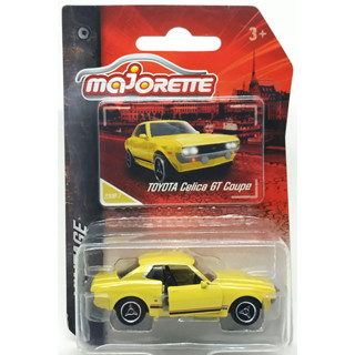 Majorette Toyota Celica GT Coupe Light Yellow ล้อ 3SV Scale 1/56 (8cm) package แบบมีการ์ด