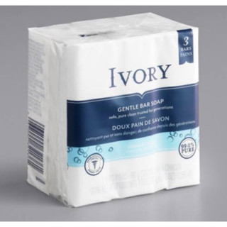 Ivory gentle bar soap 3x88 g. แพ็ค3ก้อน นำเข้าจากอเมริกา🇺🇸 สบู่ไอวอรี่ -อ่อนโยน ปราศจากสีและน้ำหอมเข้มข้น -บริสุทธิ์