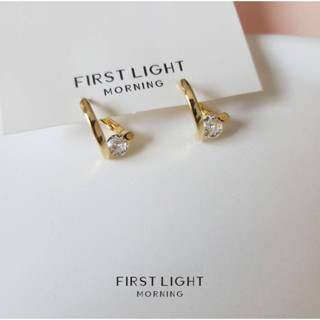 First Light Morning : Mya Earrings ต่างหูห่วง ต่างหูสีทอง