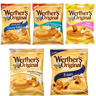 Werther’s Original  Net 125 g. มี 5 รส 1 ซองมีประมาณ 20 ชิ้น