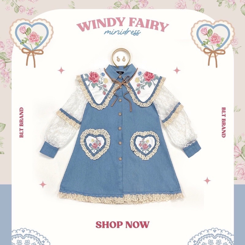 💗 LIKE NEW • bltbrand windy fairy mini dress BLT