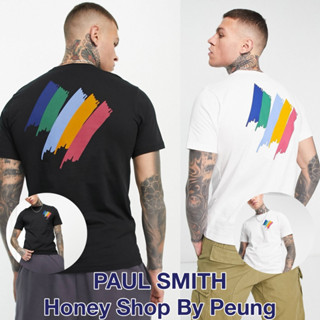 [ของแท้ พร้อมส่งในไทย] Paul Smith Stripe Back T Shirt Col : White และ Black (รุ่นยอดนิยมของฝั่ง PS ค่ะ เป็น UK Exclusive