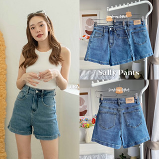 พร้อมส่ง‼️ Sally Pants 🤍🐰กระเกงยีนส์ขาสั้น