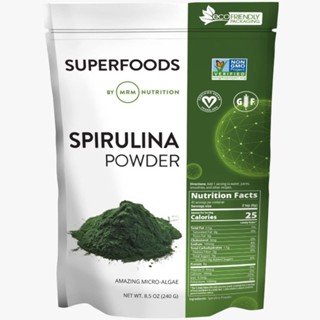 MRM Nutrition Spirulina Powder 8.5 oz 240 g สาหร่าย สไปรูลิน่า