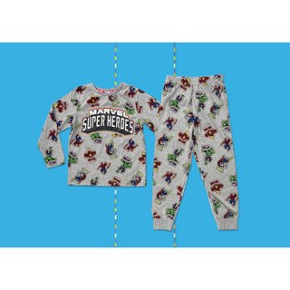 ✅ [5-9Y] Marvel Super Heroes Pyjamas ชุดนอน มาร์เวล ซุปเปอร์ฮีโร
