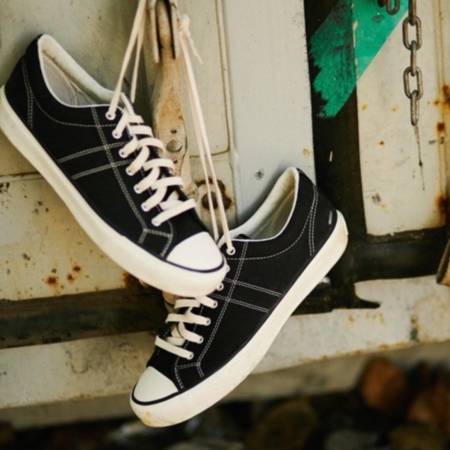 Dustoff shoes primitive rich black canvas สินค้ามีพร้อมส่ง