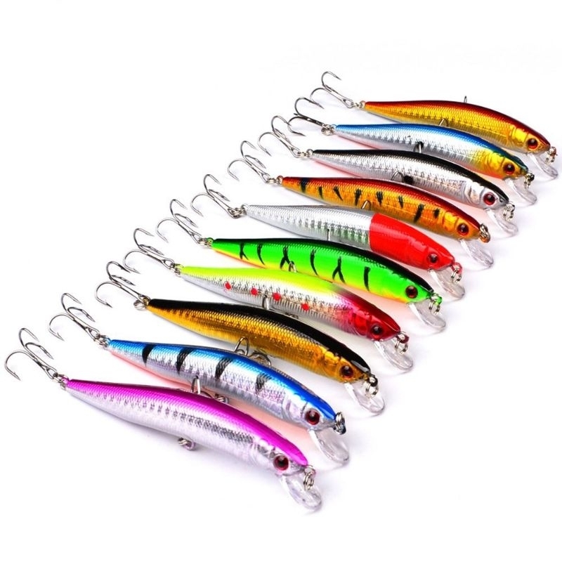 เหยื่อปลอม มินนาว (Minnow) 10ซม./8.4 กรัม