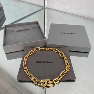 BAlENCIAGA BRACELET &amp; NECKLACE  งานvip งานสุด มาพร้อมถุงผ้ากับกล่องแบบเดียวกับของแท้