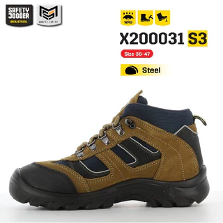 [ของแท้พร้อมส่ง] Safety Jogger รุ่น X200031 S3 รองเท้าเซฟตี้หุ้มข้อ หัวเหล็ก ระบายอากาศ พื้นกันน้ำมัน
