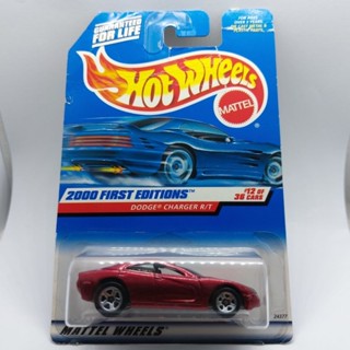 รถเหล็ก Hotwheels DODGE CHARGER R/T 2000 FIRST EDITION แพคชำรุด (ib39)