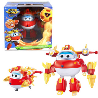 Super Wings S6 Deluxe Transforming Jett  ของเล่นหุ่นแปลงร่างซุปเปอร์วิงส์ เจ็ทท์ รหัสSW760921