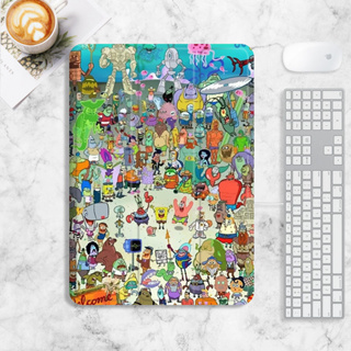 SpongeBob SquarePants เคสไอแพด 10.2 gen7/8/9 gen10 เคส iPad mini1/2/3/4/5/6 air4/5 2022 pro11 เคสซิลิโคน มีที่ใส่ปากกา