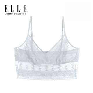 ELLE Lingerie I CAMISOLE เสื้อบังทรงตัวสั้นลูกไม้สไตล์ฝรั่งเศส I LH1754WH