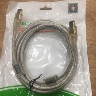 สายเคเบิ้ล  1394 สาย Firewire 400 To Firewire 400 , สาย6 Pin Male ความยาว 3m เมตร สายทนทานแข็งแรงเหนียวได้มาตรฐาน