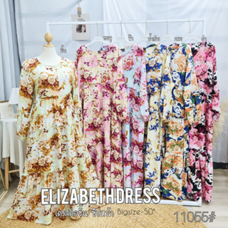 เดรส รุ่น 11055 เดรสต่อชั้นลายดอก (อก40-50นิ้ว) BIG SIZE