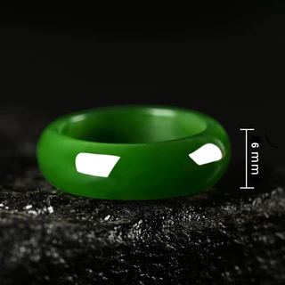 Oแหวนหยกแท้ หยกพม่า Jadeite Type A พม่า ( รับประกันหยกพม่าแท้ตลอดชีพ ) | แหวนหยก สีขาว สีเขียว