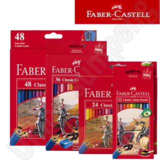 (USP)💯แท้/ชุดเดียวราคาส่ง💯 Faber-Castel สีไม้ ดินสอสี เฟเบอร์คาสเทล ขนาด 12สี/24สี/36สี/48สี ระบายสี ดินสอ (ขาย/กล่อง)