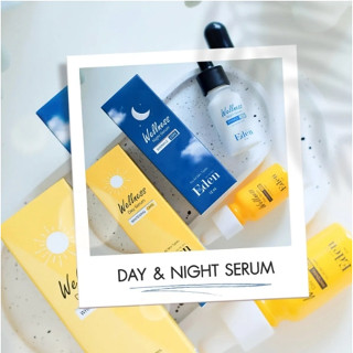 เซรั่ม เอเดน Skin Of Eden Wellness Day &amp; Night Serum 12ml.