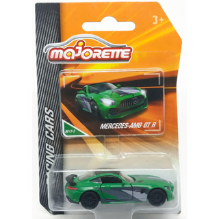 Majorette Mercedes Benz AMG GT R - Racing Matte Dark Green Scale 1/61 (8cm) package แบบมีการ์ด