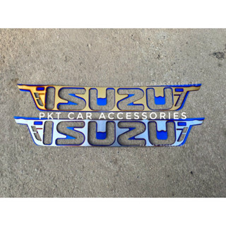 ครอบหน้าโลโก้ ISUZU 2020 งานไทเทไดร์แท้