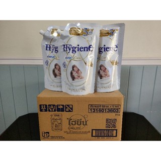 (ยกลัง) ไฮยีน น้ำยาปรับผ้านุ่ม สูตรเข้มข้นพิเศษ Hygiene Expert Care  ขนาด 490 - 520 มล. X 12 ถุง (คละสูตรได้)