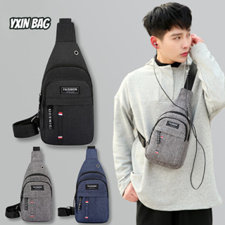 กระเป๋าคาดอก กระเป๋าสะพายไหล่ผู้ชาย ​N506# YXIN Fashion