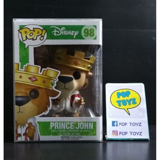 FUNKO POP Disney Robinhood Prince John 98 ของแท้ งานเก่าเลิกผลิตแล้ว หายากมากๆ แถมกล่องใส พร้อมส่ง RARE Disney Villain