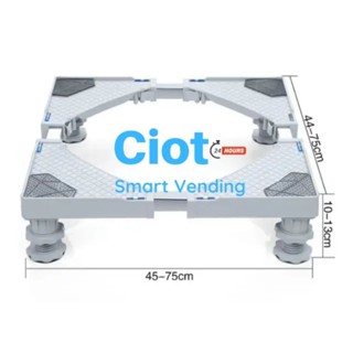 🇹🇭ฐานปรับขนาดได้ Universal  ไซต์ใหญ่สุด ใช้กับเครื่องซักผ้าทั้งฝาบนและฝาหน้า เครื่องอบผ้าและตู้เย็น ได้ทุกขนาด 45-75ซม.
