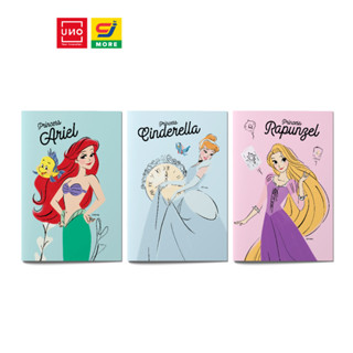 UNO สมุดริมด้าย A5 สมุดโน๊ต Disney Princess ลิขสิทธิ์แท้