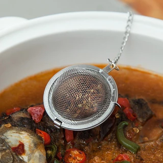 Thejoyful ที่กรองชา ที่กรองใบชา กรองชา Tea strainer ลูกบอลกรองชา ที่กรองชาราคาถูก สแตนเลส ขนาด 4.5ซม. 8.5ซม.