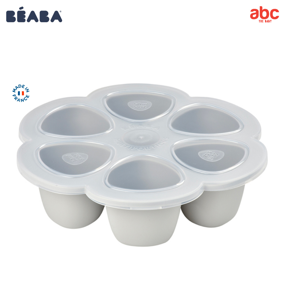 Beaba ถาดซิลิโคน แช่อาหาร ขนาด 150ml x 6 ช่อง พร้อมฝาปิด Silicone Multiportions รูปที่ 2