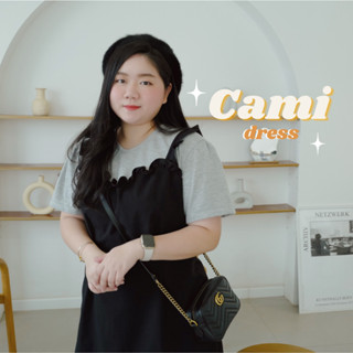 💖 Cami Dress เดรสทรงเอี้ยมสไตล์เกาหลี #เสื้อผ้าสาวอวบ Plussize