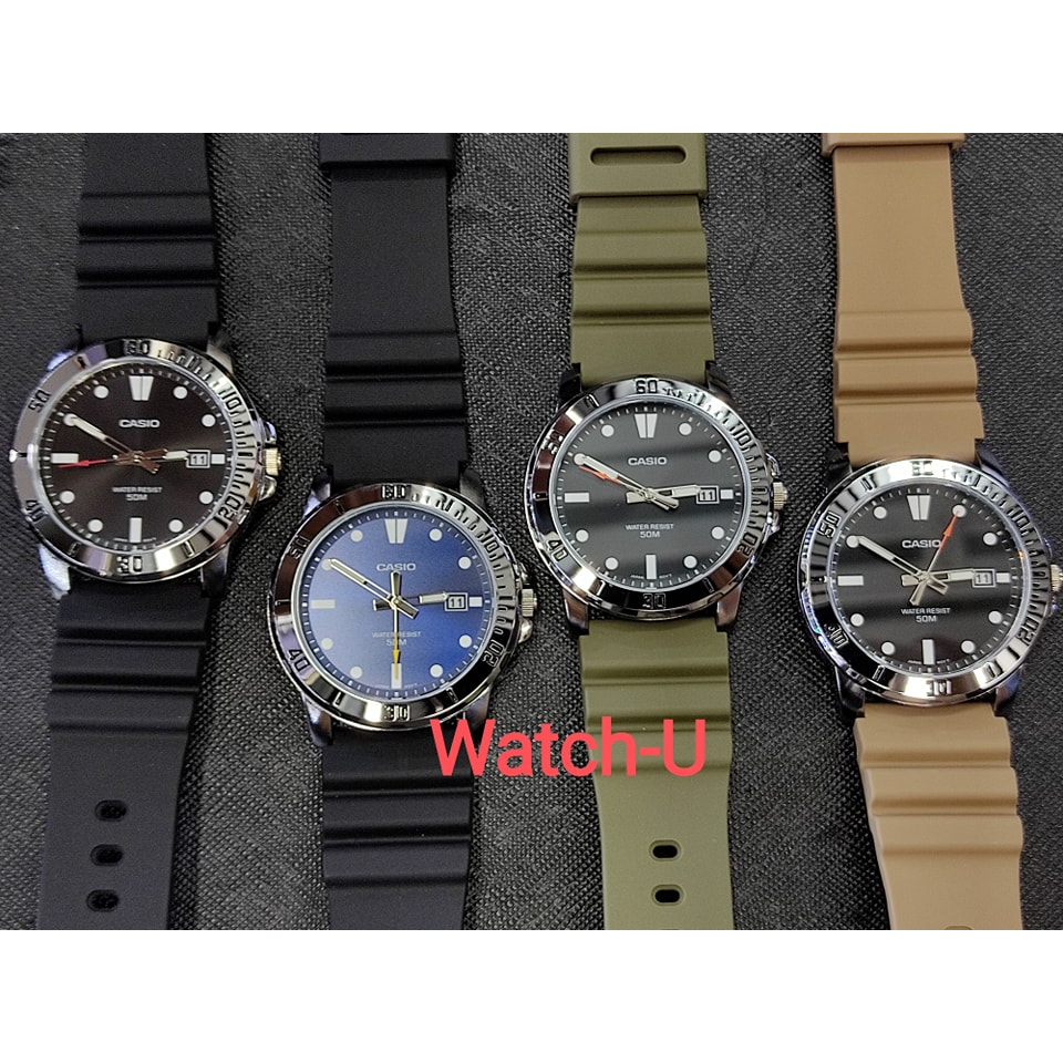 CASIO นาฬิกา MTP-VD01 รุ่น MTP-VD01-1EV  MTP-VD01-2E  MTP-VD01-3E  MTP-VD01-5E