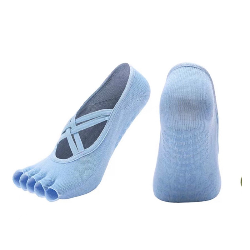 Five Toe Socks Non Slip Yoga Socks for Pilates Barre Fitness Sport Sock  Sports Dance Slippers