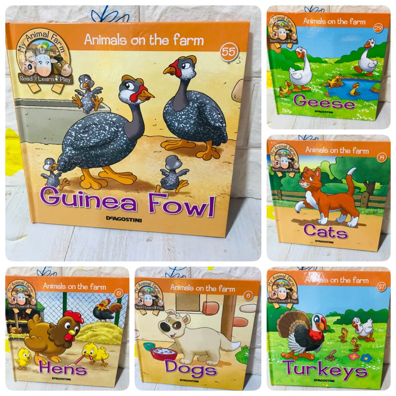 My Animal Farm Read Learn Play : Animal on the Farm หนังสือฝึกหัดอ่านภาษาอังกฤษ ปกแข็ง-bd3/2