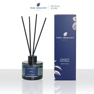 ก้านไม้หอมปรับอากาศ กลิ่นไพน์ เกรดบำบัดจากธรรมชาติ 100% (Pine Essential Oil Premium Reed Diffuser) 100 ml