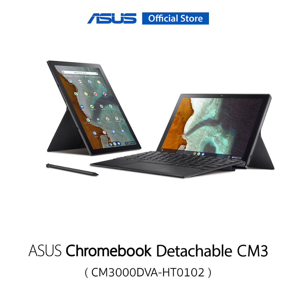 ASUS Chromebook CM3 (CM3000DVA-HT0102), 10.5" WUXGA, MediaTek Kompanio 500, LPDDR4X 4GB, 128G eMMC, 