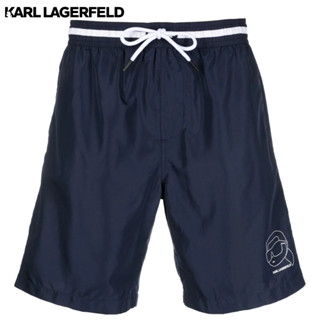 KARL LAGERFELD - IKONIK 2.0 LONG BOARDSHORTS 230M2214 กางเกงขาสั้น