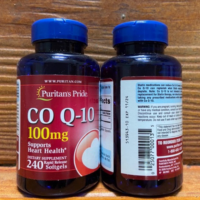 Puritan ‘s Pride Co Q-10 100 mg / 240 softgels