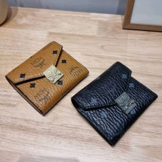 M.C.M. PATRICIA THREE-FOLD WALLET IN VISETOS