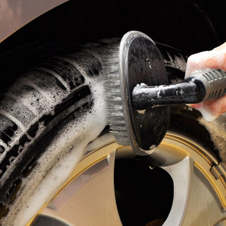 แปรงทำความสะอาดขัดยางรถยนต์ + แปรงขัดทำความสะอาดล้อแมกซ์ ใช้งานสะดวก เข้าได้ทุกซอกทุกมุม เพิ่มความสะดวก 1 ชุด 2 ชิ้น - รูปที่ 3