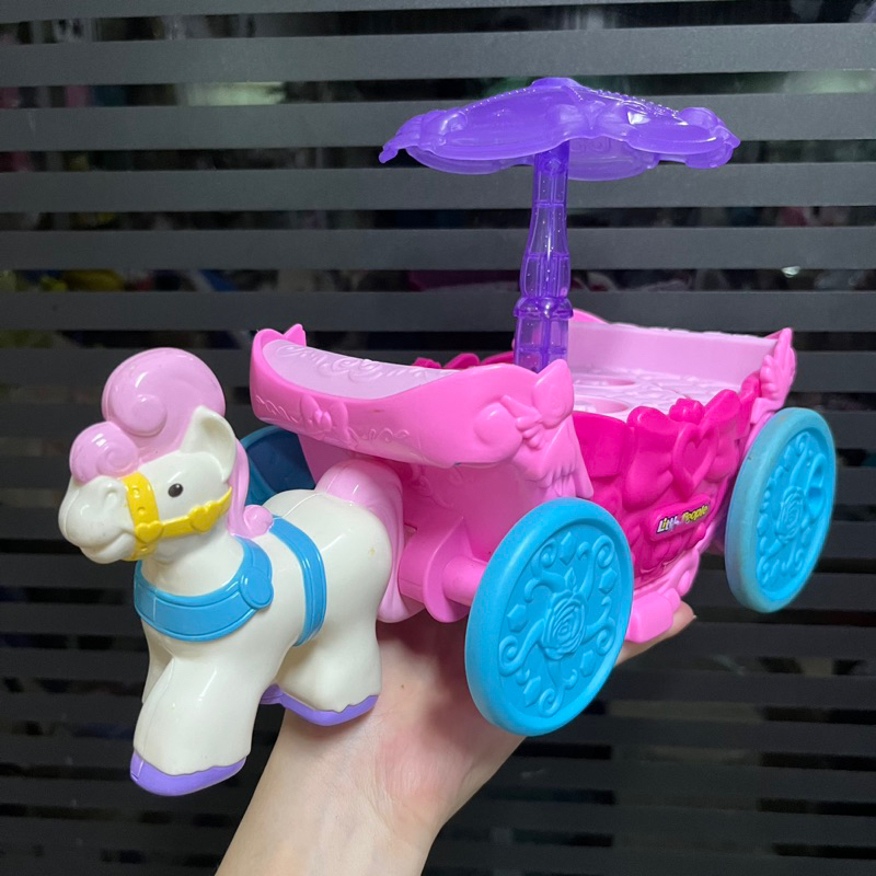 Fisher-Price Little People Disney Princess, Carousel Carriage ของเล่นเจ้าหญิงดีสนีย์ LP **มือสอง**