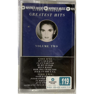 Cassette Tape เทปคาสเซ็ตเพลง Linda Ronstadt อัลบั้ม Greatest Hits Volume 2 รวมเพลงฮิต ลิขสิทธิ์ ซีล