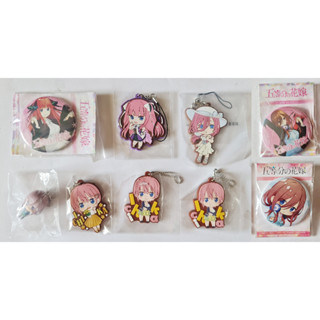 เจ้าสาวผมเป็นแฝดห้า The Quintessential Quintuplets Go toubun no hanayome rubber strap Keychain x 9 ลิขสิทธิ์แท้ japan