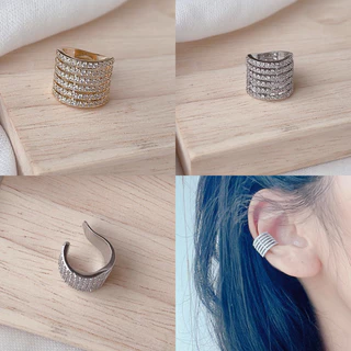 รวม Ear cuff set A ไม่ต้องเจาะหู แบบเกี่ยวหู หนีบหู คล้องหู หรูๆ ใส่ออกงาน งานพรีเมี่ยม