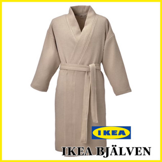 ของแท้ IKEA BJÄLVEN ยอลเว่น เสื้อคลุมอาบน้ำสีเบจ เลือกขนาดได้