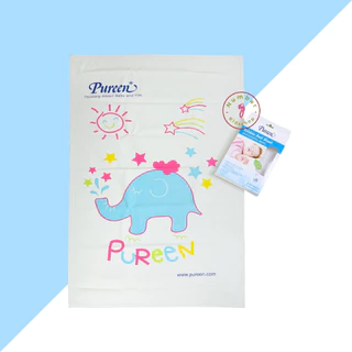 PUREEN (เพียวรีน) Nc032 ผ้ายางปูรองฉี่ แผ่นเรียบ ปูกันเปื้อน ผลิตจากยางพาราธรรมชาติ100%