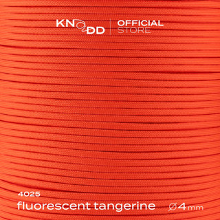 KNODD พาราคอร์ดไนลอน นำเข้าจากอเมริกา สี No.4025: Fluorescent Tangerine ขนาด 4มม