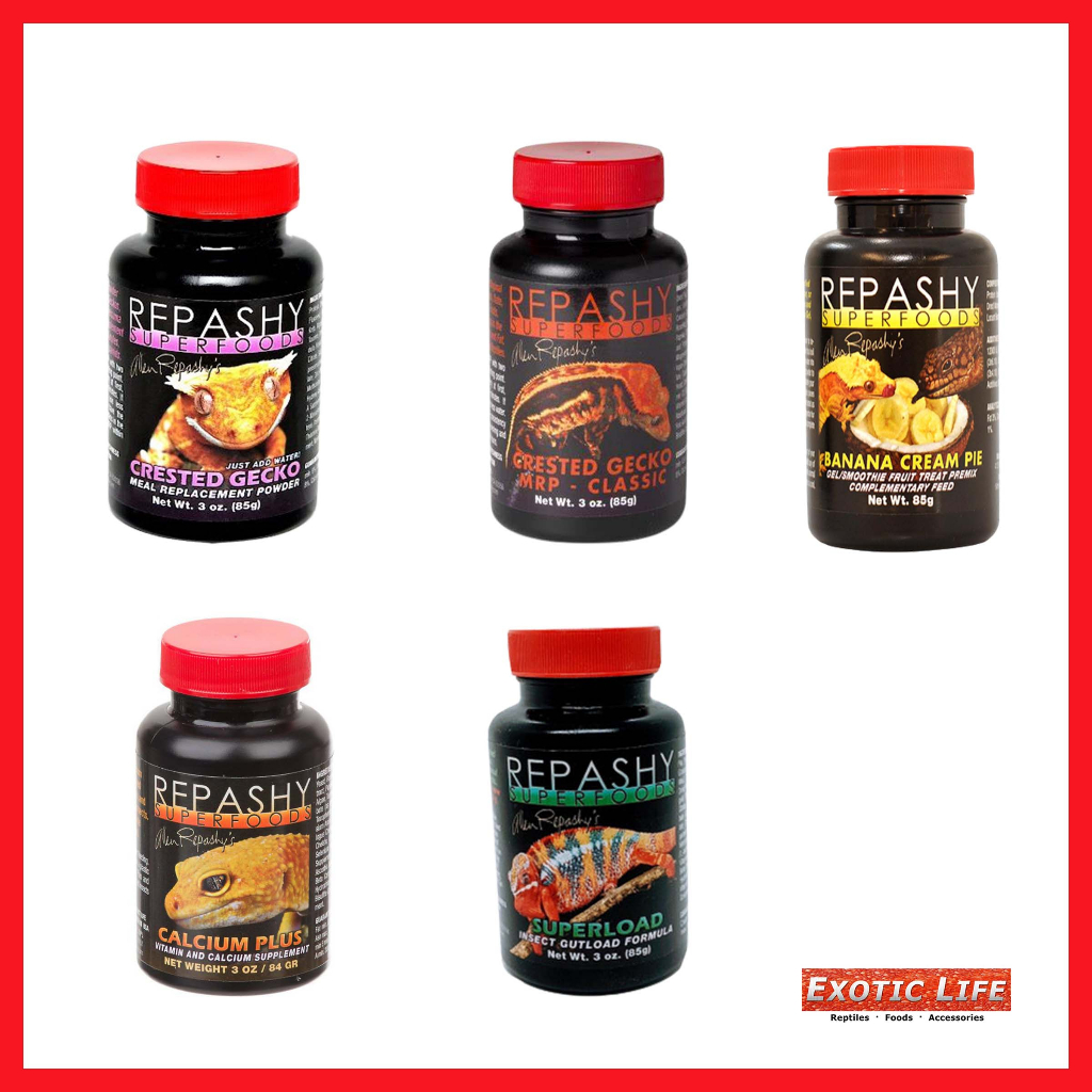 Repashy Superfoods อาหารชงสำเร็จรูป และวิตามิน แคลเซียมสำหรับสัตว์เลื้อยคาน 3oz