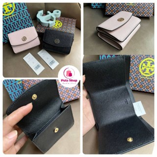 Tory burch robinson tri-fold mini wallet